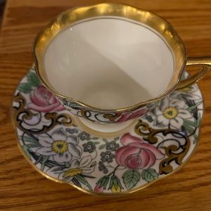 Vintage Rosina Queens Bone China tea cup and saucer set #4859